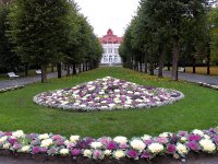 Parque de flores en Karlovy Vary